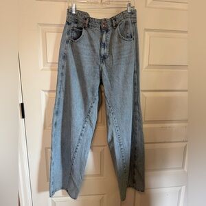 We The Free Denim Wide Leg Jeans